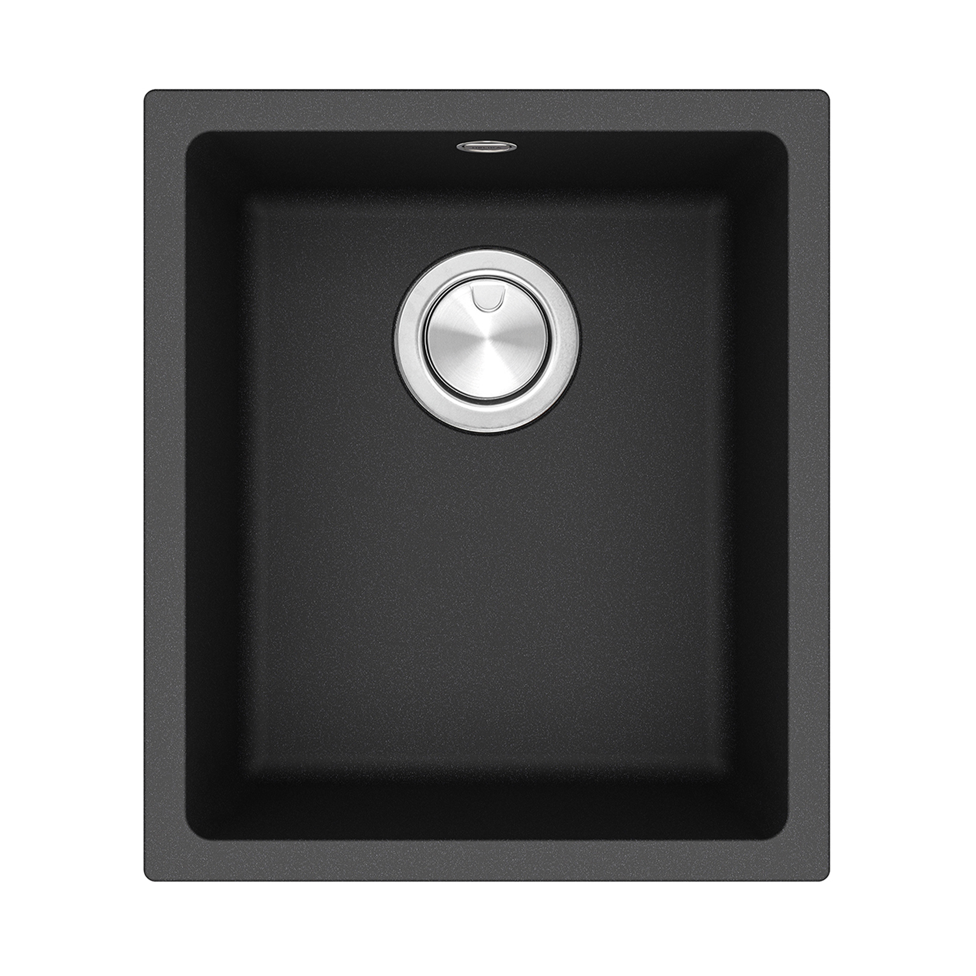 Clearwater Lumen 1 Bowl Granite Composite Inset/Undermount Kitchen Sink - 390 x 450mm