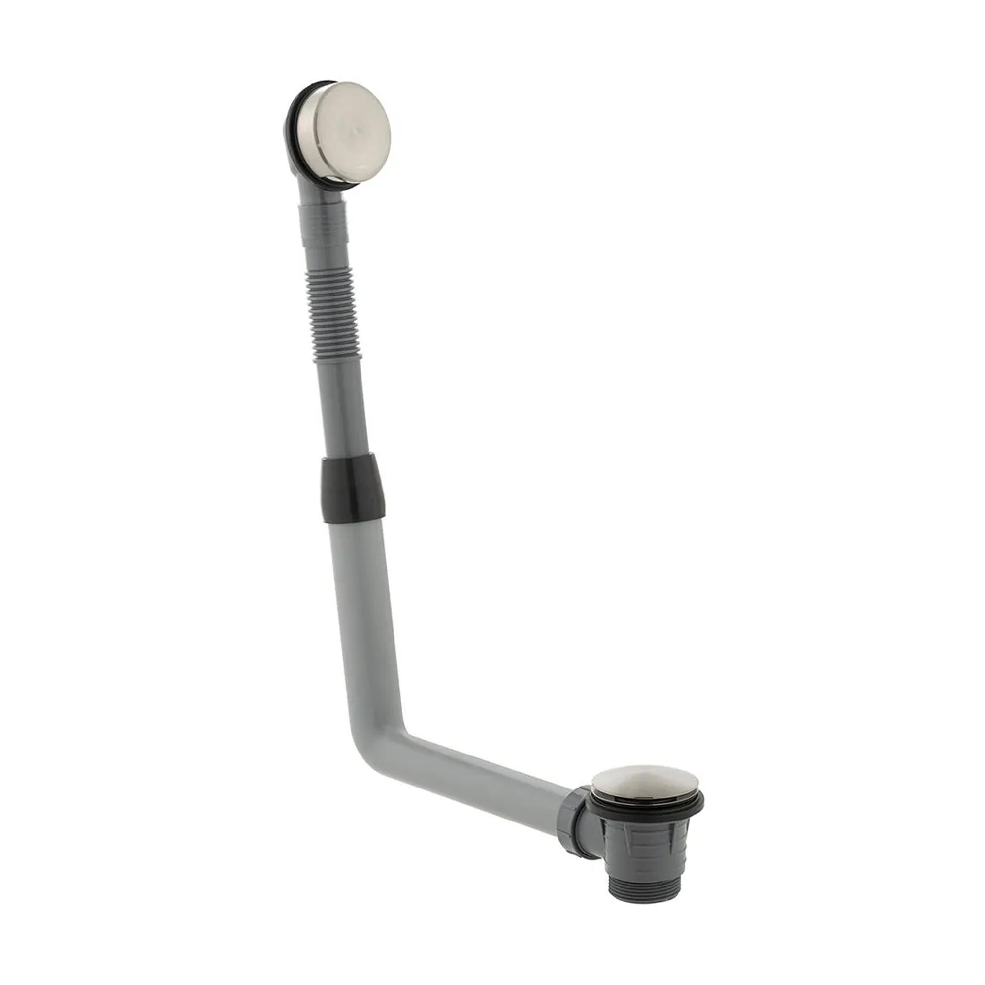 Vado Individual Round Click Clack Bath Waste with Overflow