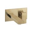 Crosswater Verge 2 Hole Wall Mounted Basin Mixer Tap - Brushed Brass