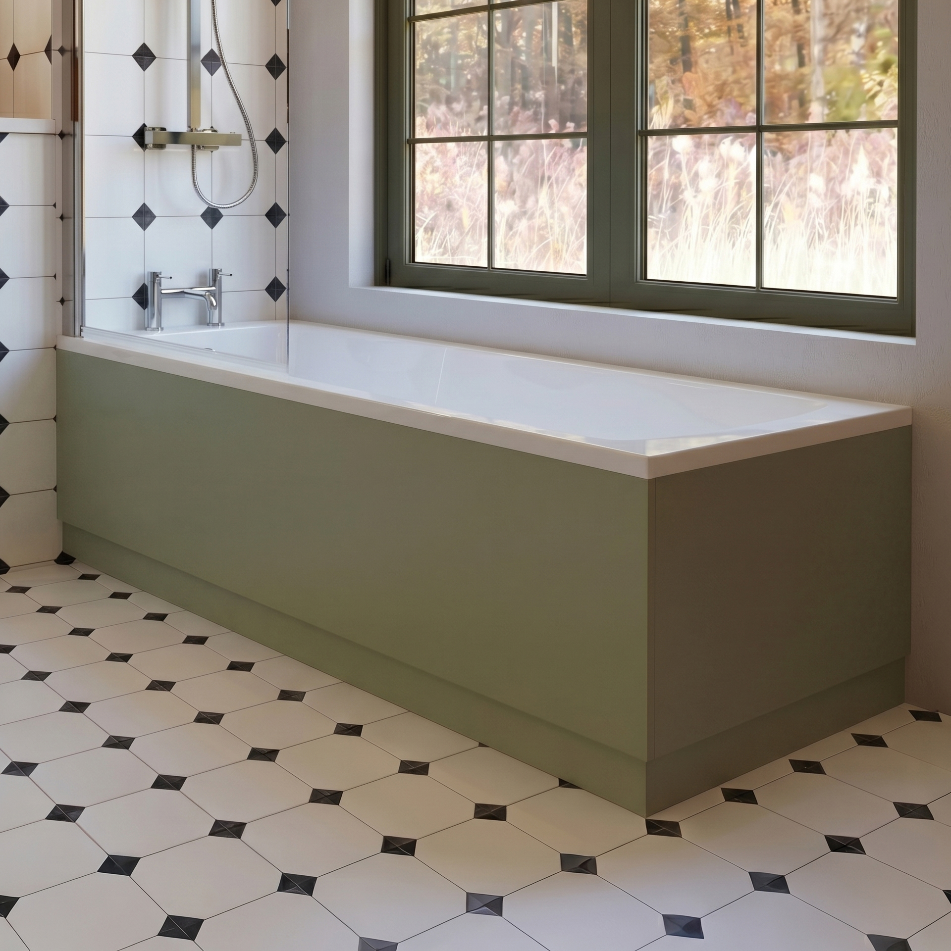Erin 1700mm Straight Front Bath Panel