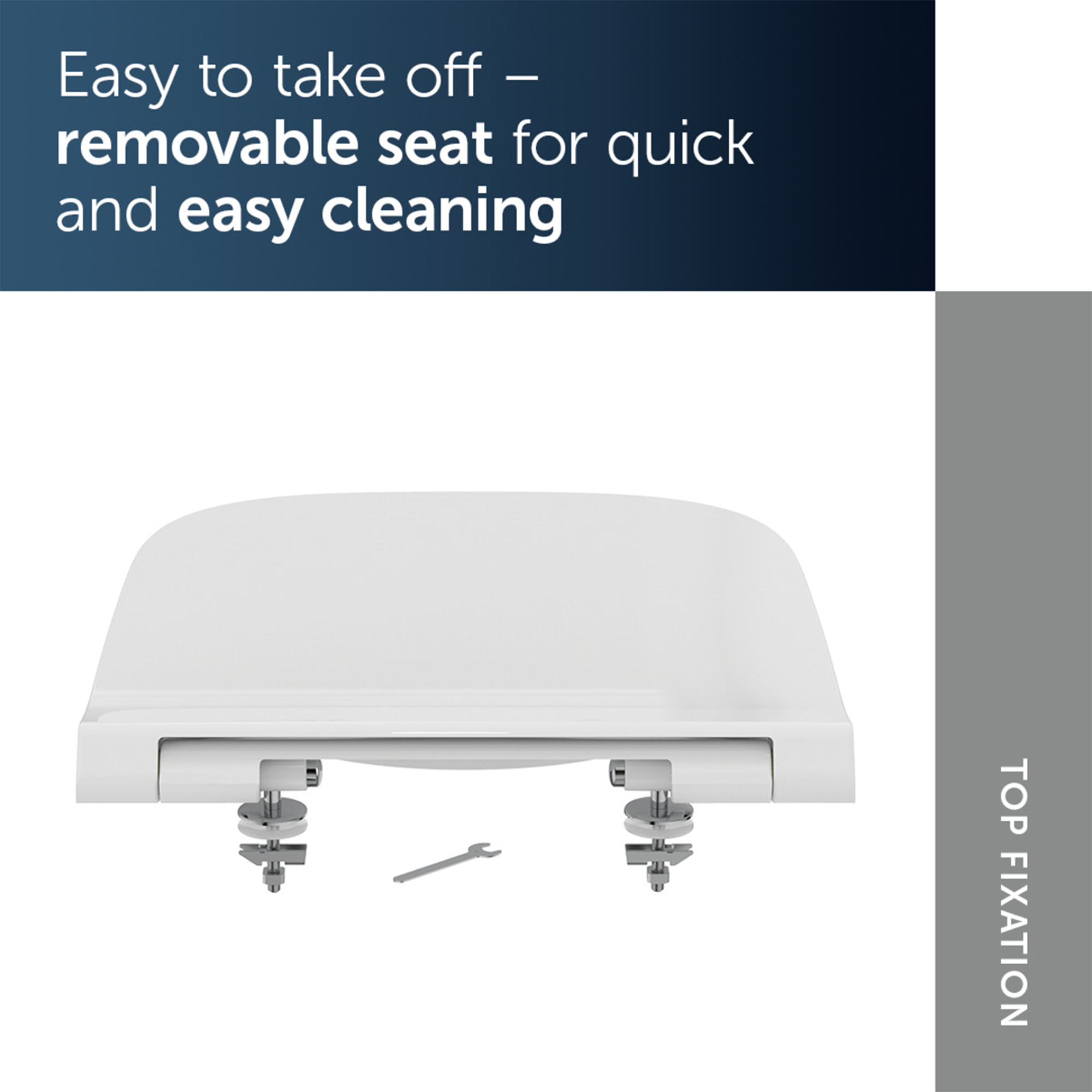 Ideal Standard i.life B Wrap Over Soft Close Toilet Seat
