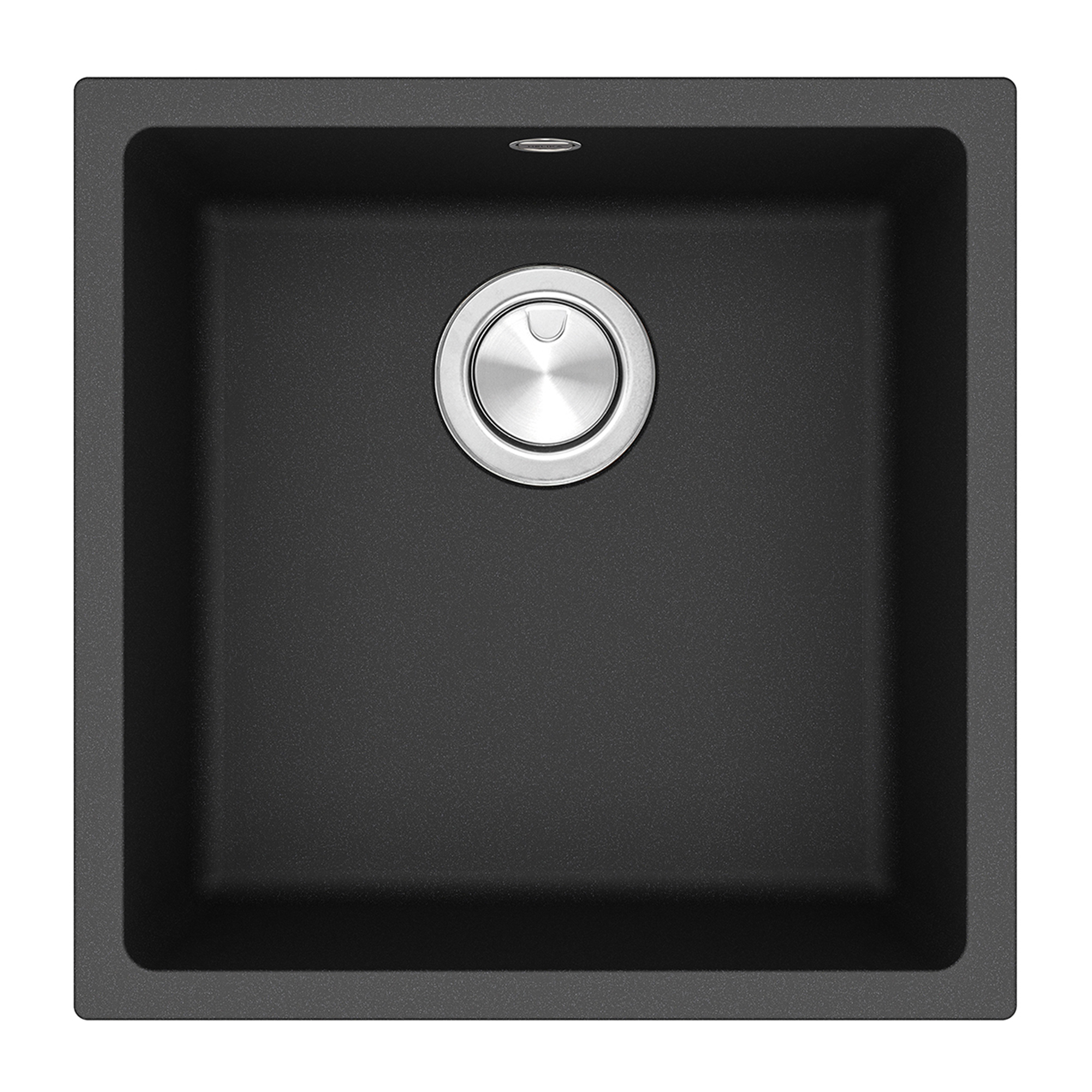 Clearwater Lumen 1 Bowl Granite Composite Inset/Undermount Kitchen Sink - 450 x 450mm