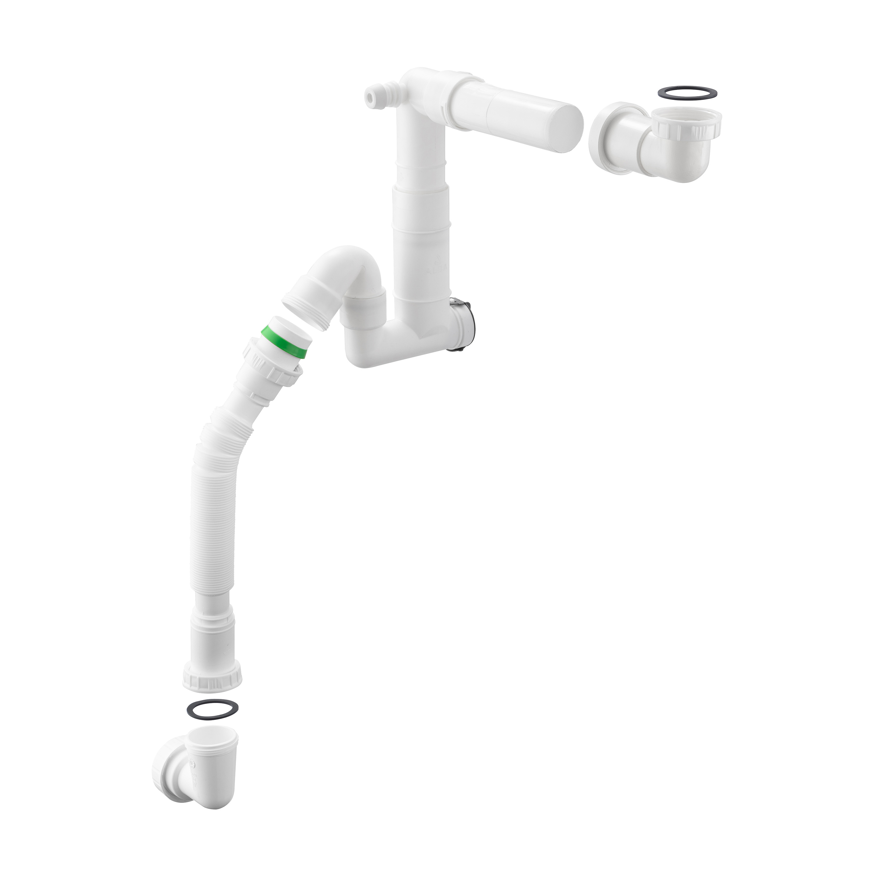 Leisure Rapid Fit 1.0 Bowl Basket Strainer Waste & Plumbing Kit