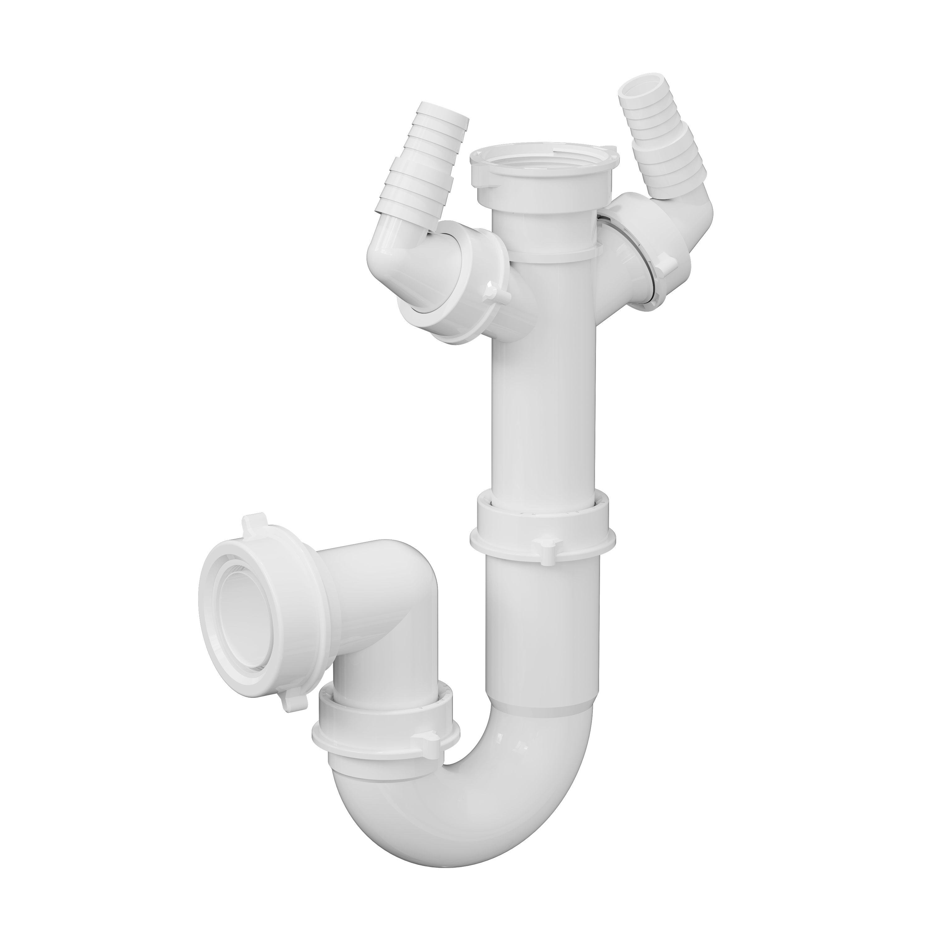 Vellamo Single Bowl Universal Kitchen Sink Plumbing Kit