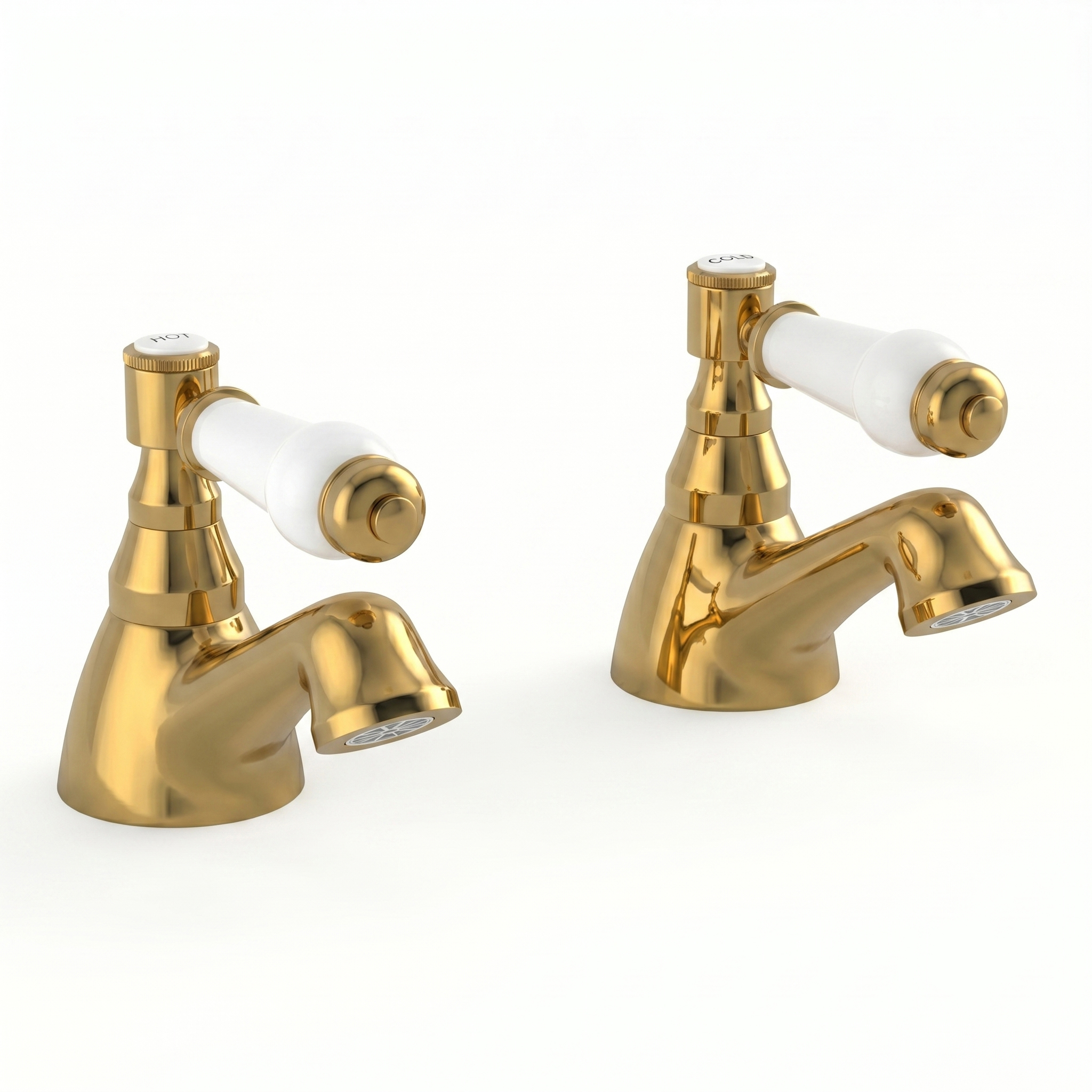 Butler & Rose Eliza Lever Bath Pillar Taps