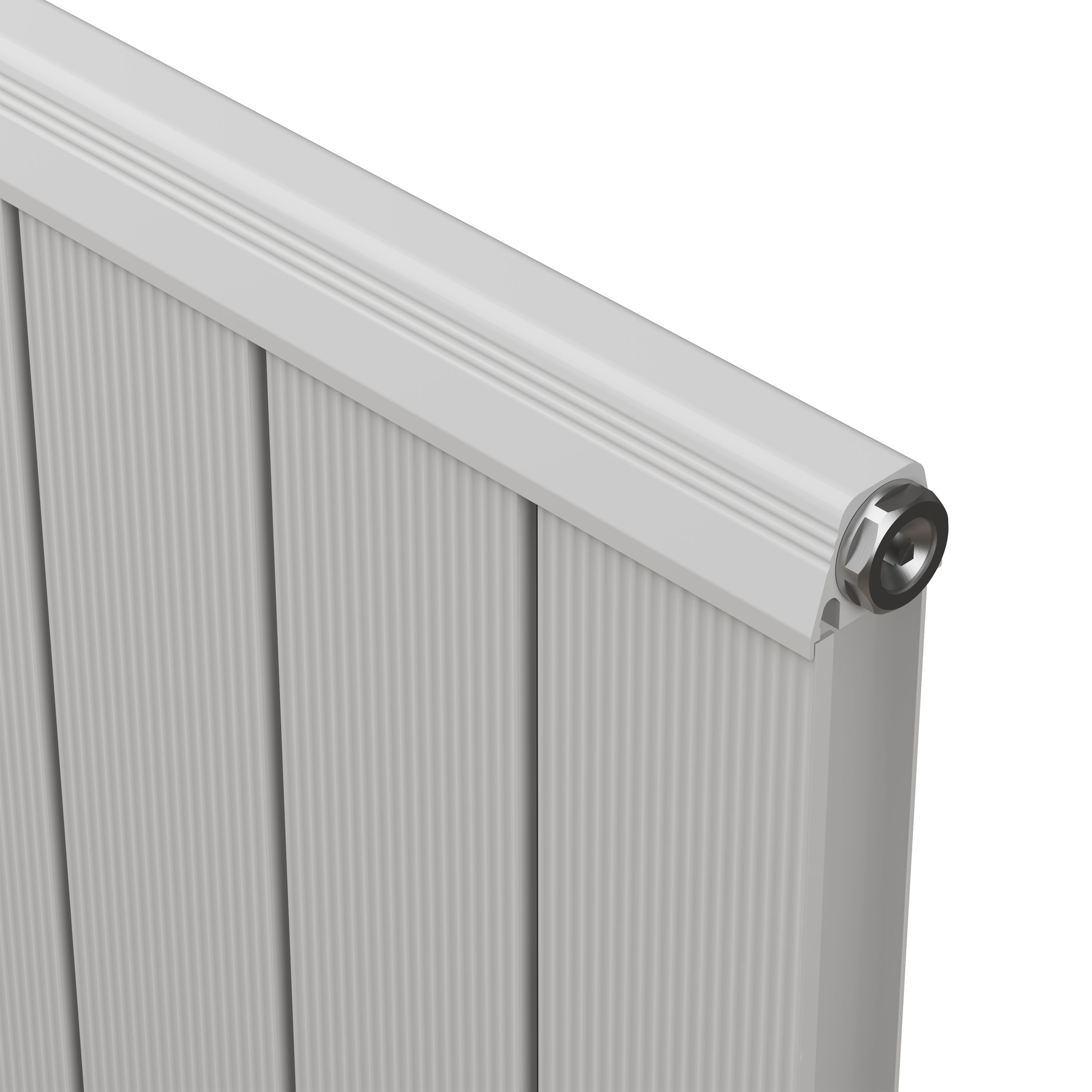 Carisa Elite Flat Panel Textured Vertical Aluminium Radiator
