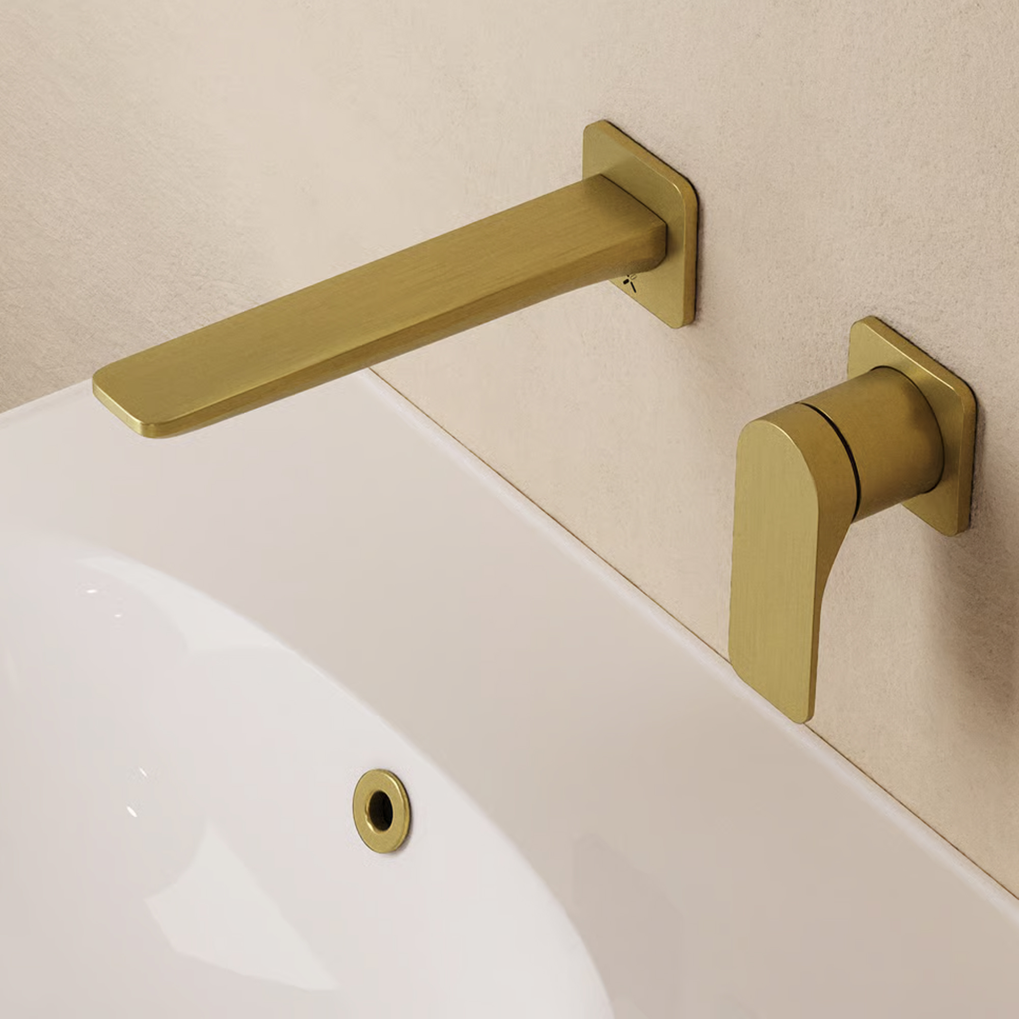 Crosswater Fuse 2 Hole Wall Mounted Basin Mixer Tap
