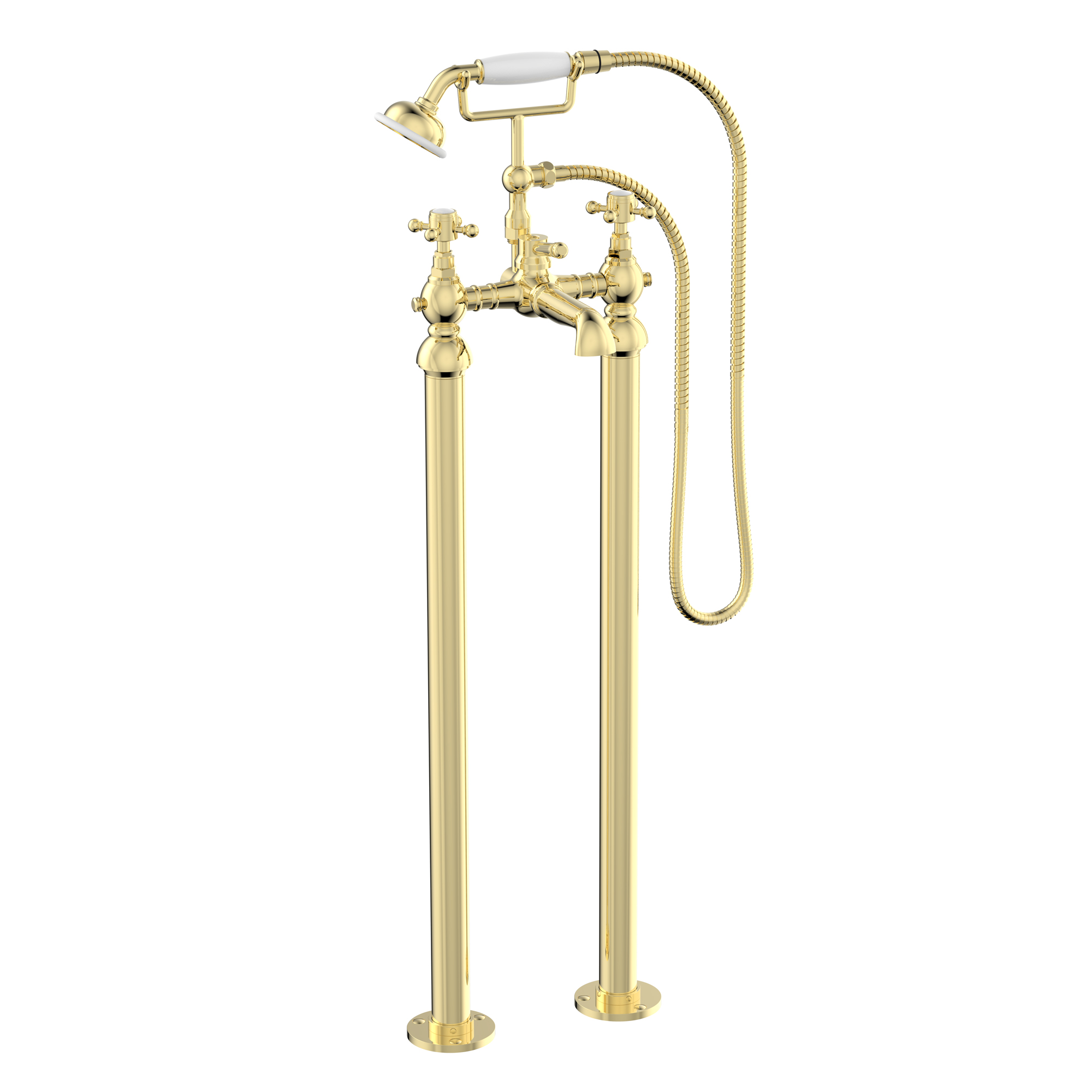 Butler & Rose Eliza Crosshead Freestanding Bath Shower Mixer Tap