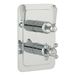 Butler & Rose Caledonia Lever Single Outlet Concealed Thermostatic Shower Valve - Chrome