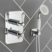 Butler & Rose Caledonia Lever Two Outlet Concealed Thermostatic Shower Valve - Chrome
