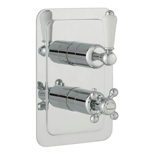 Butler & Rose Caledonia Lever Two Outlet Concealed Thermostatic Shower Valve