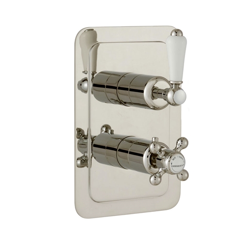 Butler & Rose Caledonia Lever 2 Outlet 2 Control Concealed Thermostatic Shower Valve