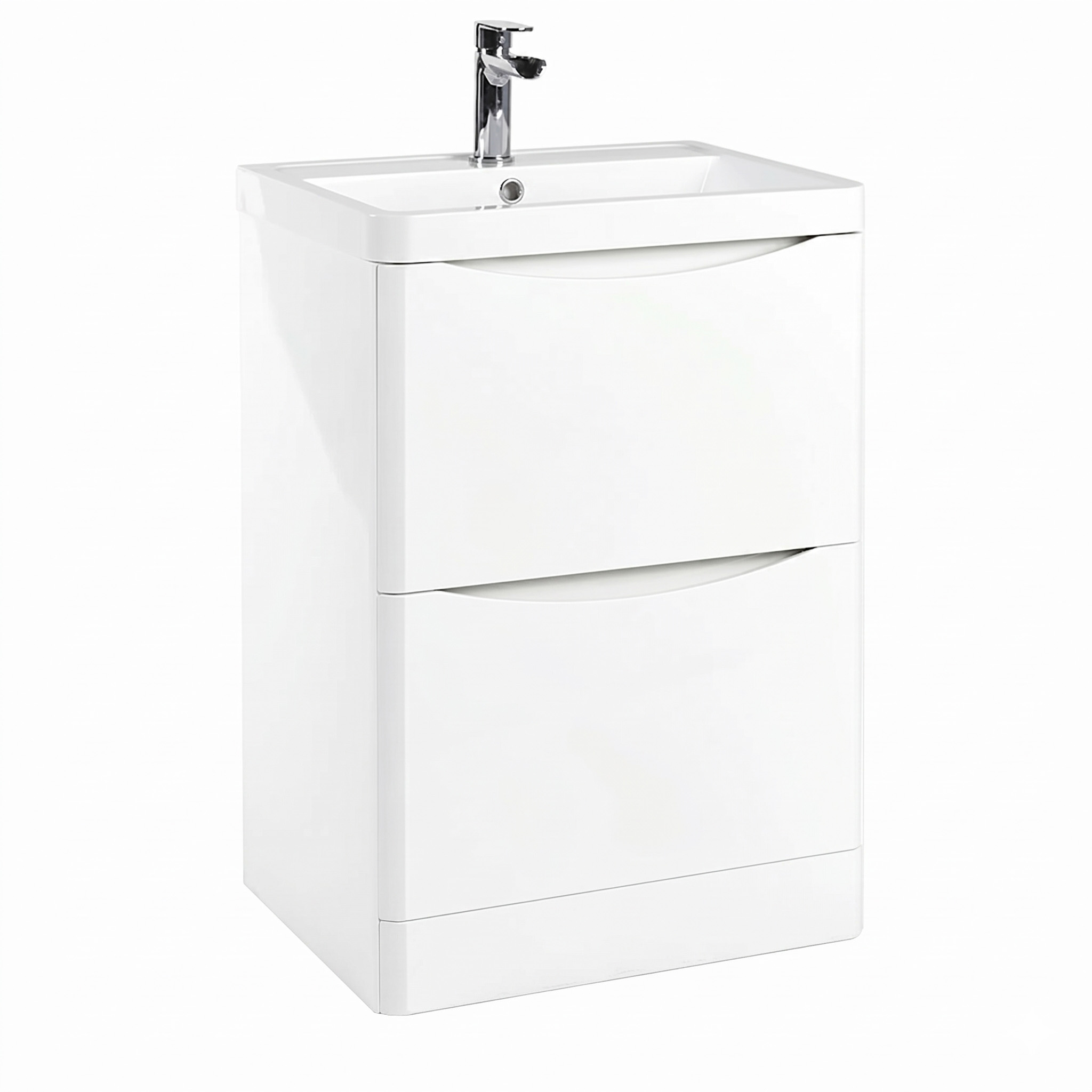 Harbour Clarity 600mm Floorstanding Vanity Unit & Basin