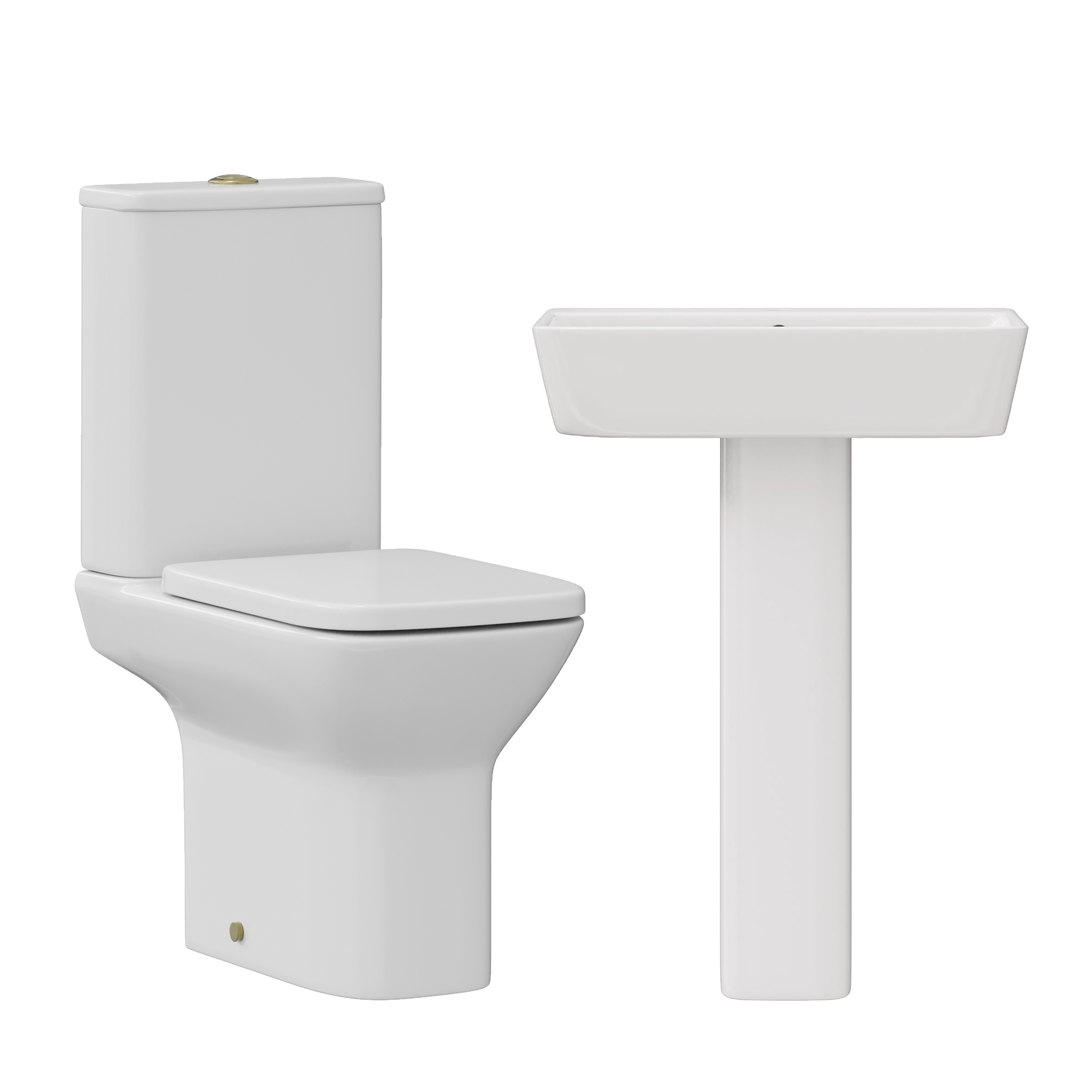 Harbour Alchemy Rimless Toilet & Basin Bathroom Suite