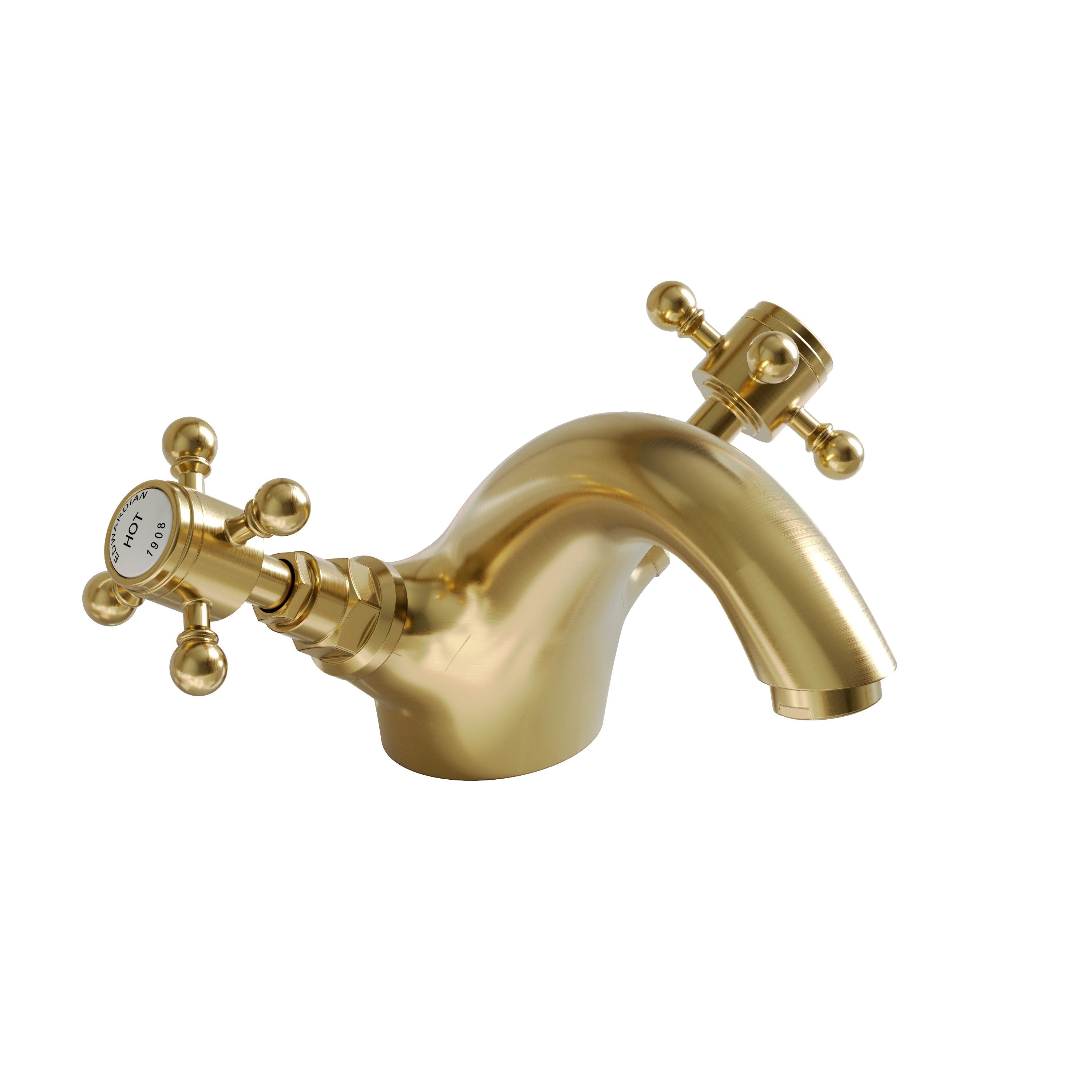 Butler & Rose Eliza Crosshead Mono Basin Mixer Tap & Waste