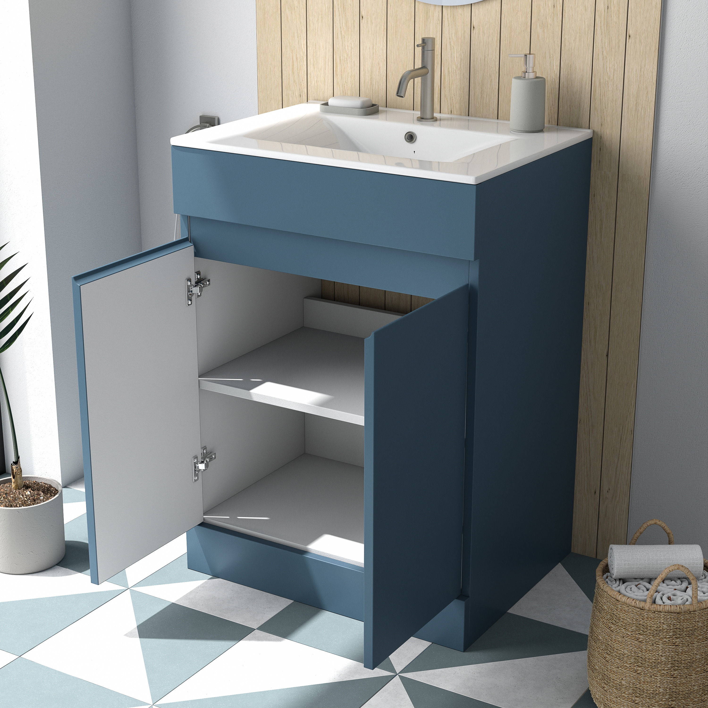 Dylan Complete Matt Black Bathroom Suite with Reinforced Shower Bath & Rimless Toilet