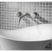 Crosswater MPRO Wall Mounted Basin Mixer with Twin Levers & Spout