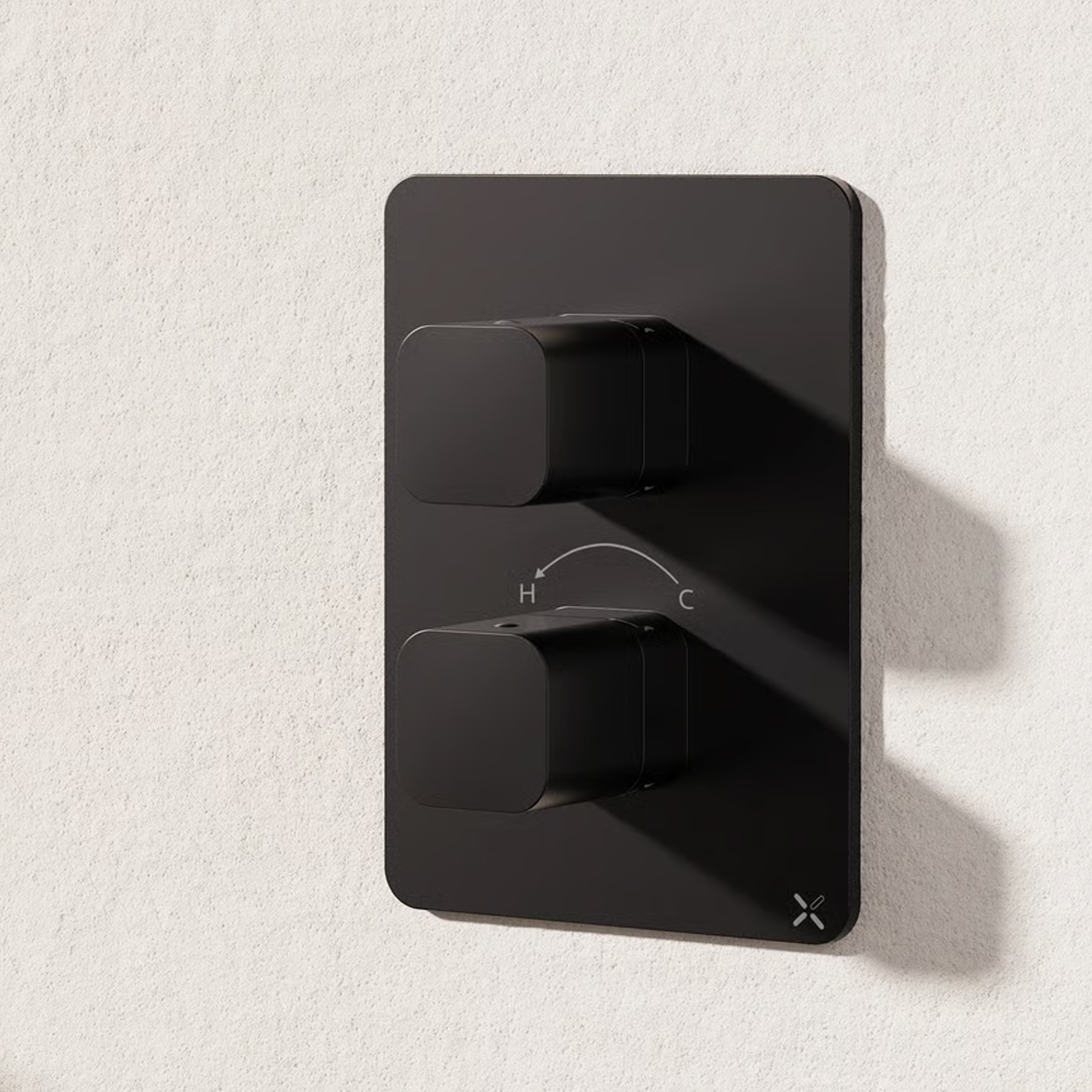 Crosswater Atoll/Glide II 2 Outlet Concealed Thermostatic Shower Valve - Crossbox Technology