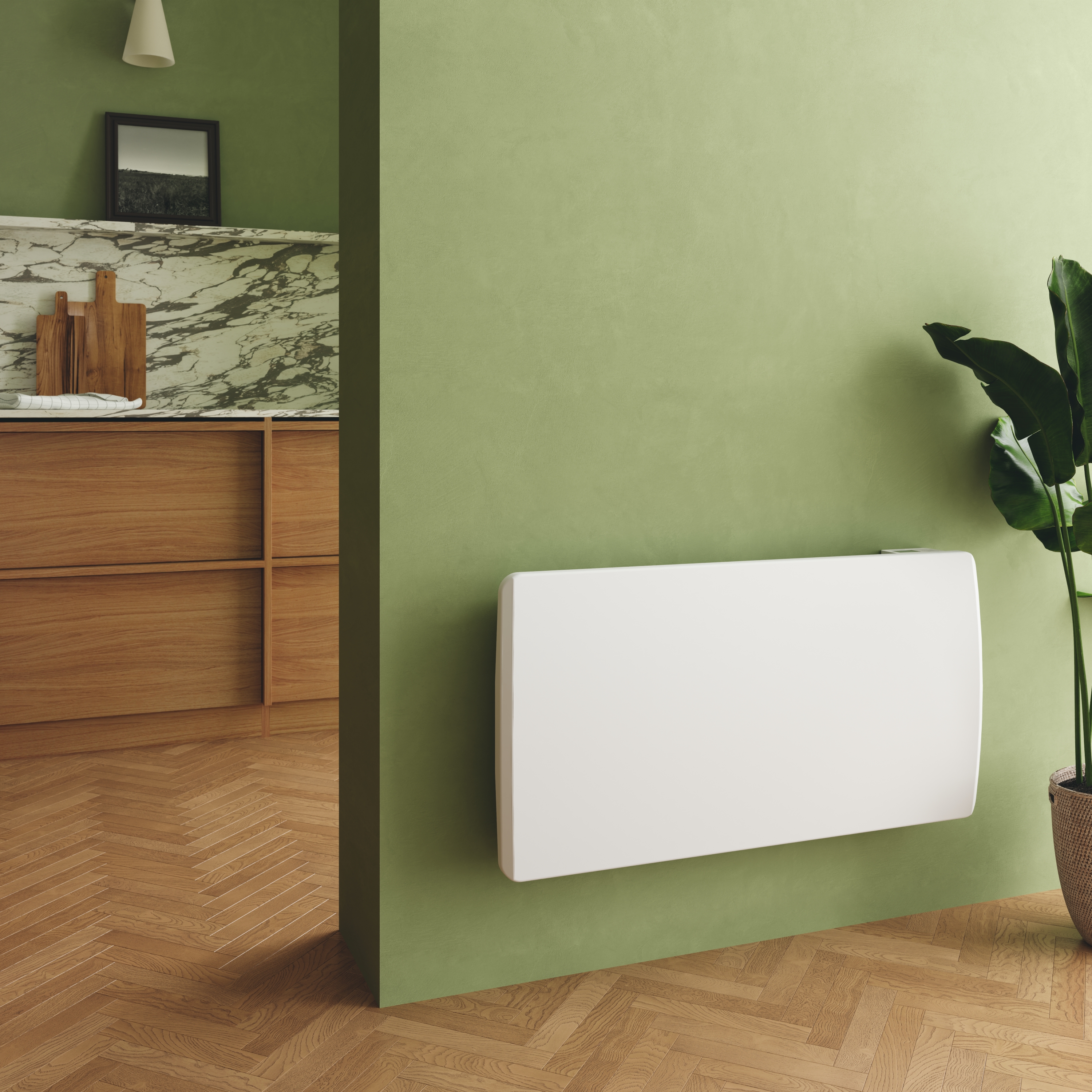 Toasty Lume Matt White Electric Radiator