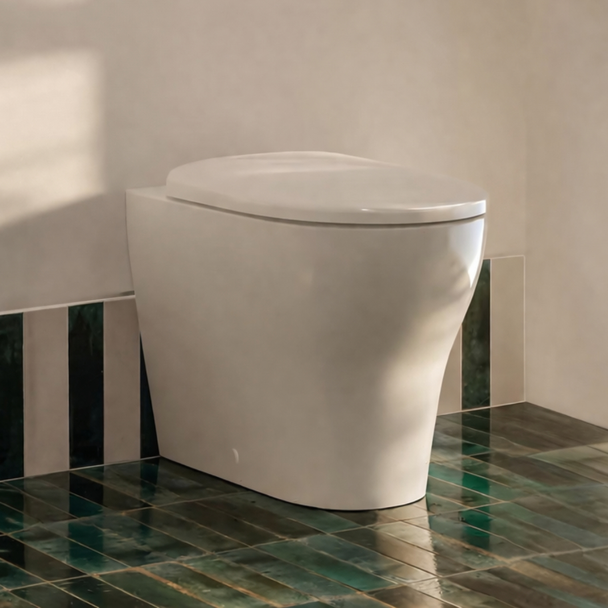 Geberit Selnova Rimless Back to Wall Pan & Soft Close Seat