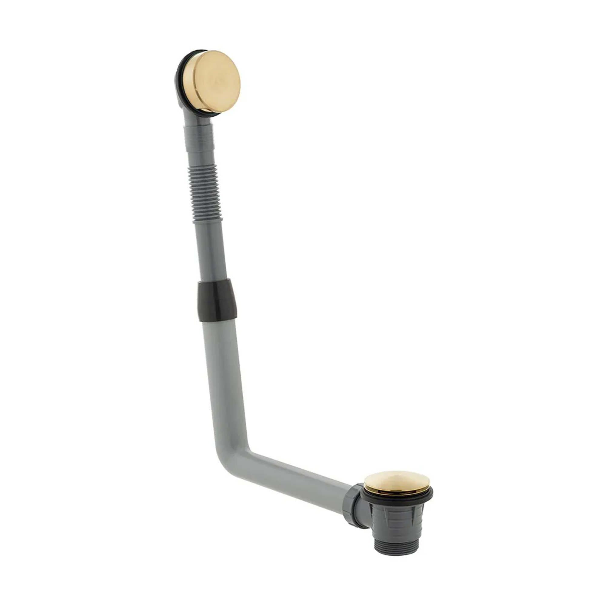 Vado Individual Round Click Clack Bath Waste with Overflow