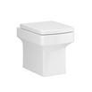 Vellamo Aspire Modern Square Back to Wall Toilet & Soft Close Seat