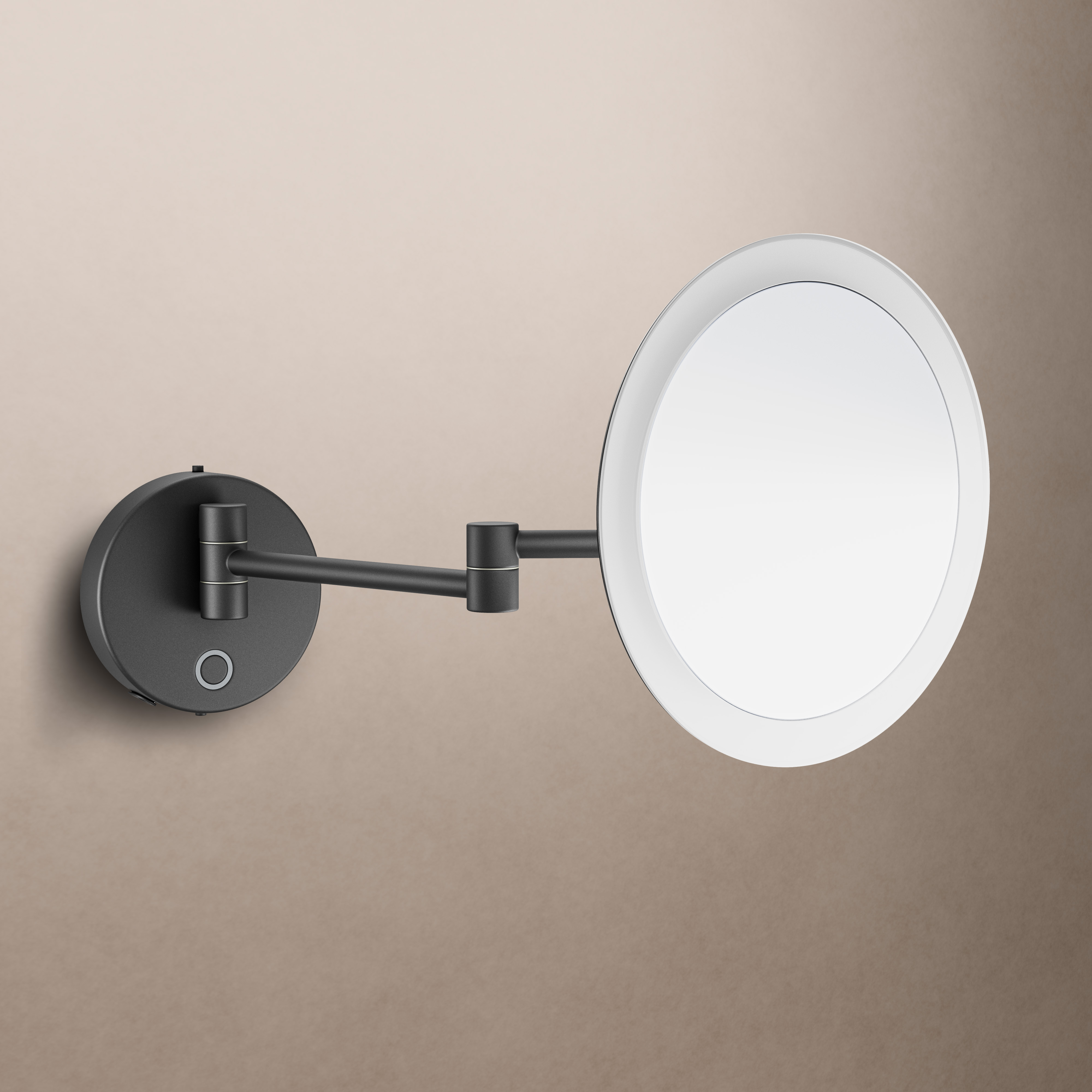 Origins Living Sloane Round LED Illuminated Magnifying Mirror - 215mm