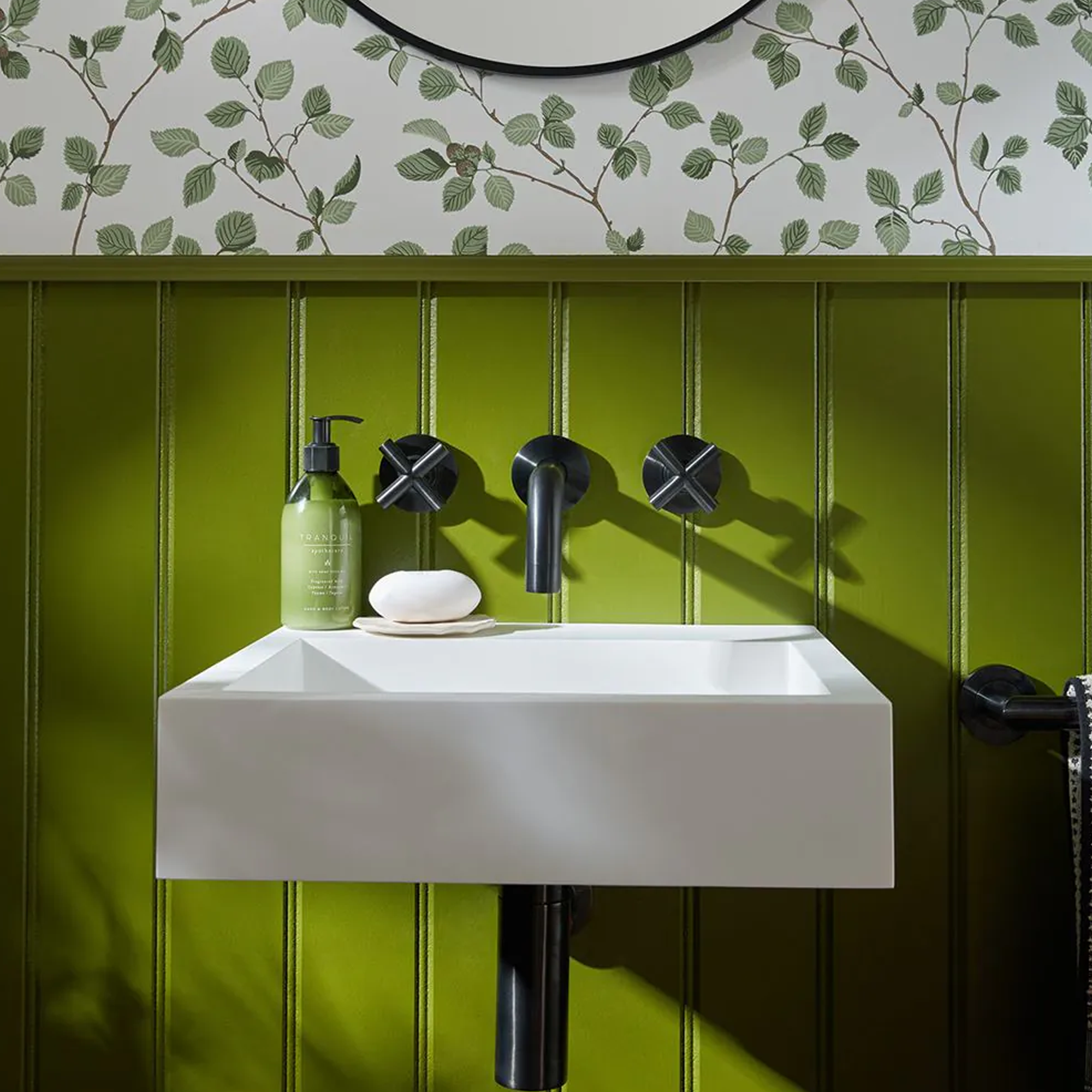 Vado Individual Elements 3 Hole Wall Mounted Basin Mixer Tap with 200mm Spout