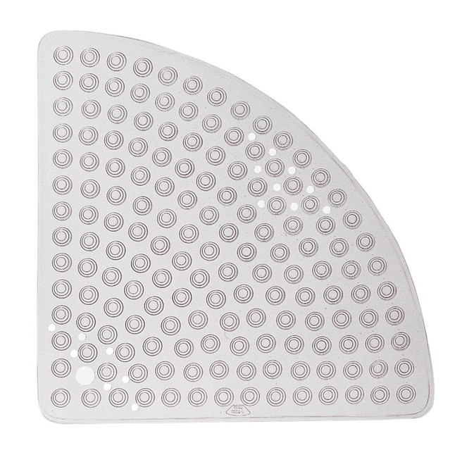 Gedy Funky Bubble Clear Non-Slip Corner Shower Mat - 600 x 600mm