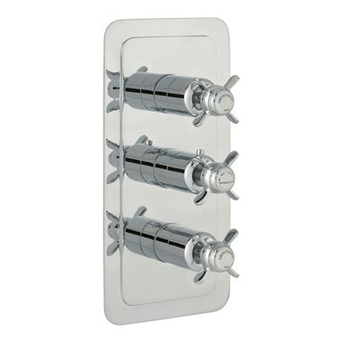 Butler & Rose Caledonia Pinch Two Outlet 3 Control Concealed Shower Valve