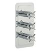 Butler & Rose Caledonia Pinch Three Outlet Concealed Shower Valve - Chrome