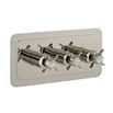 Butler & Rose Caledonia Pinch Three Outlet Horizontal Concealed Shower Valve - Nickel
