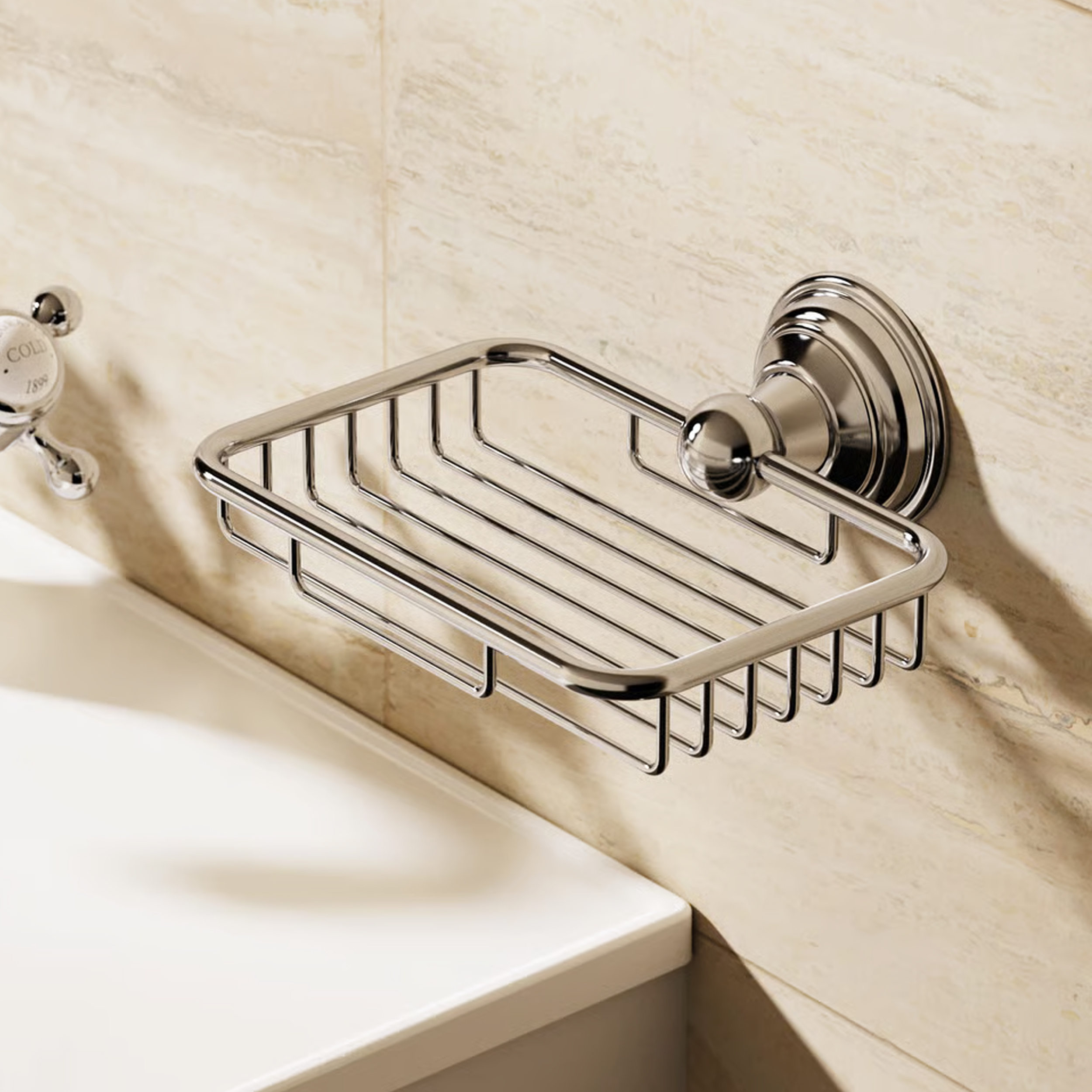 Crosswater Belgravia Shower Basket - Chrome