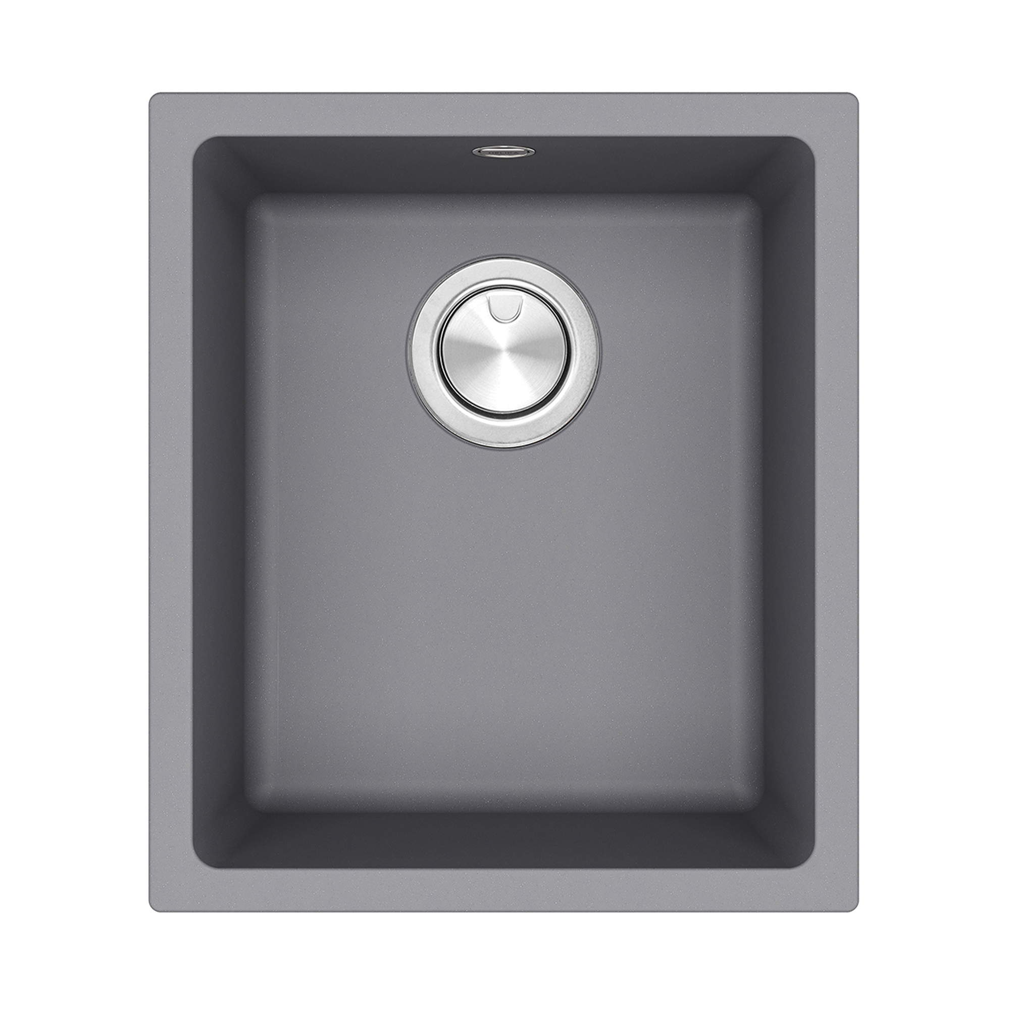 Clearwater Lumen 1 Bowl Granite Composite Inset/Undermount Kitchen Sink - 390 x 450mm