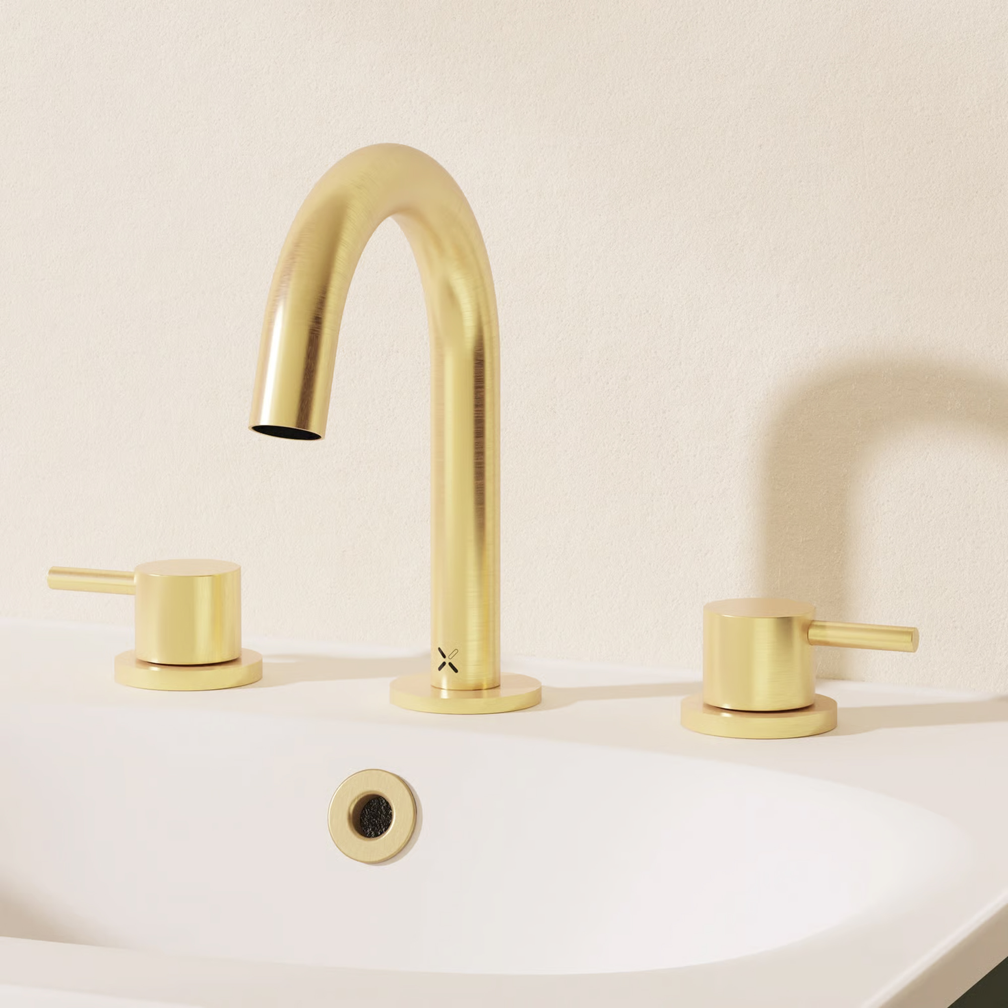 Crosswater MPRO 3 Hole Basin Mixer Tap