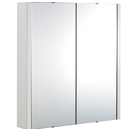 Vellamo Aspire 2 Door Mirror Cabinet - Gloss White