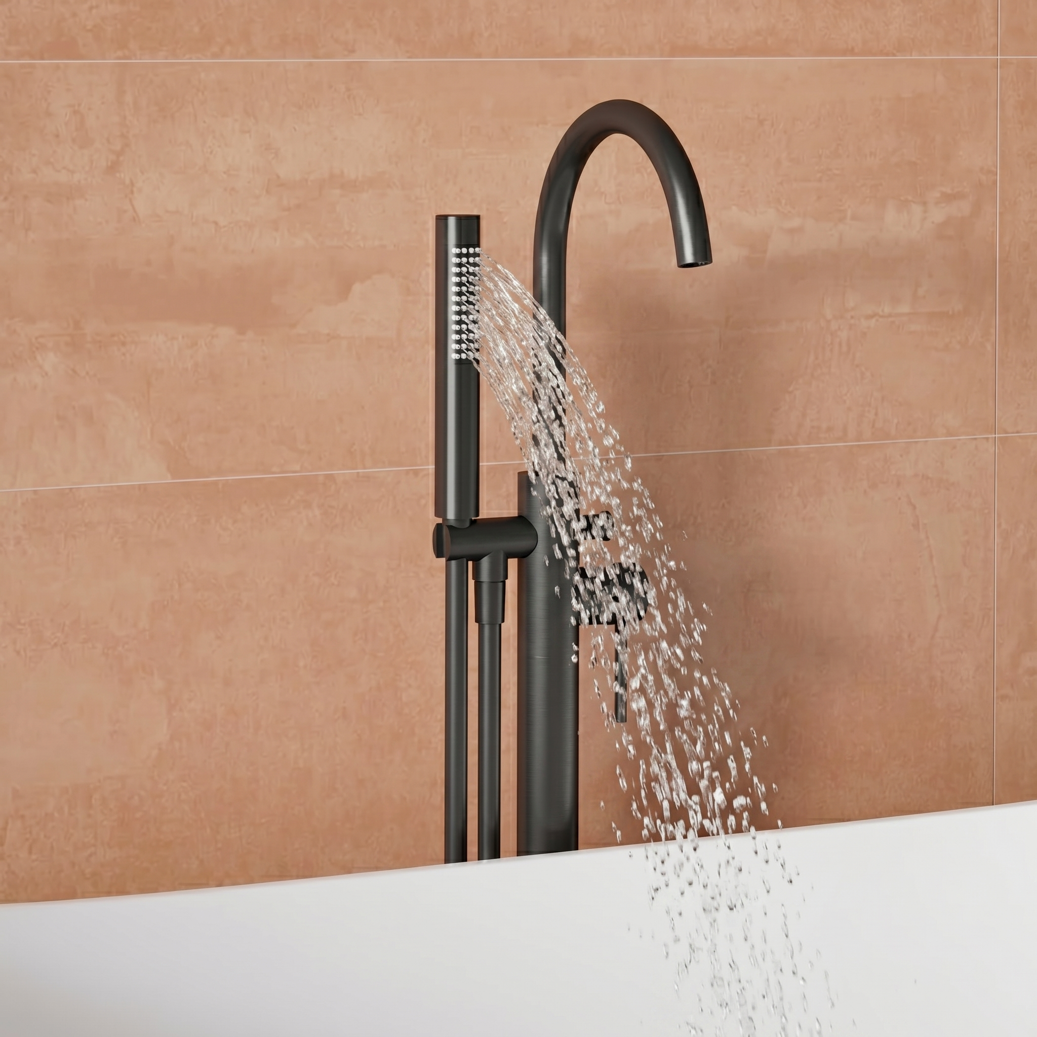 Harbour Clarity Freestanding Bath Shower Mixer Tap