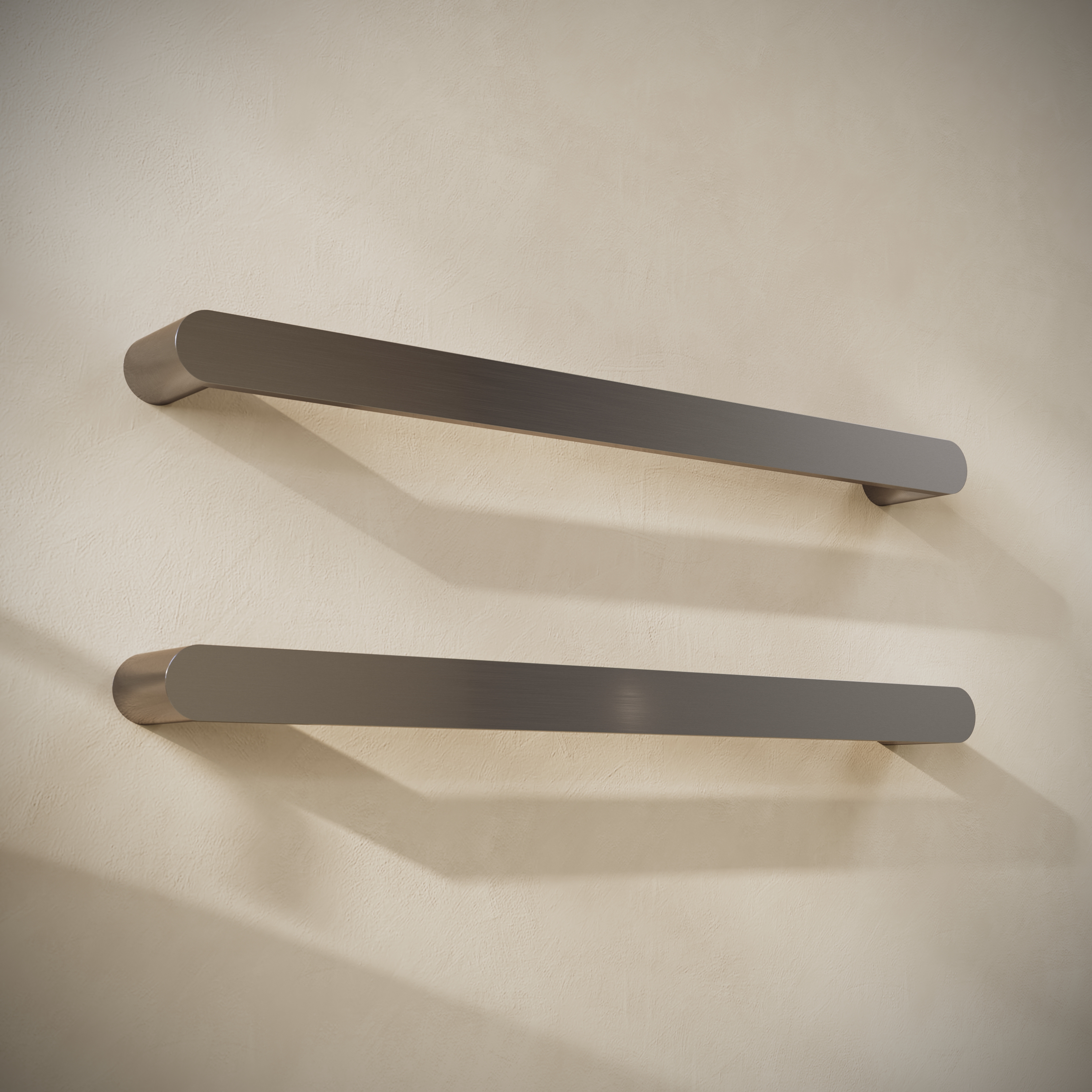 Toasty Duna Brushed Stainless Steel Electric Heated Towel Rail
