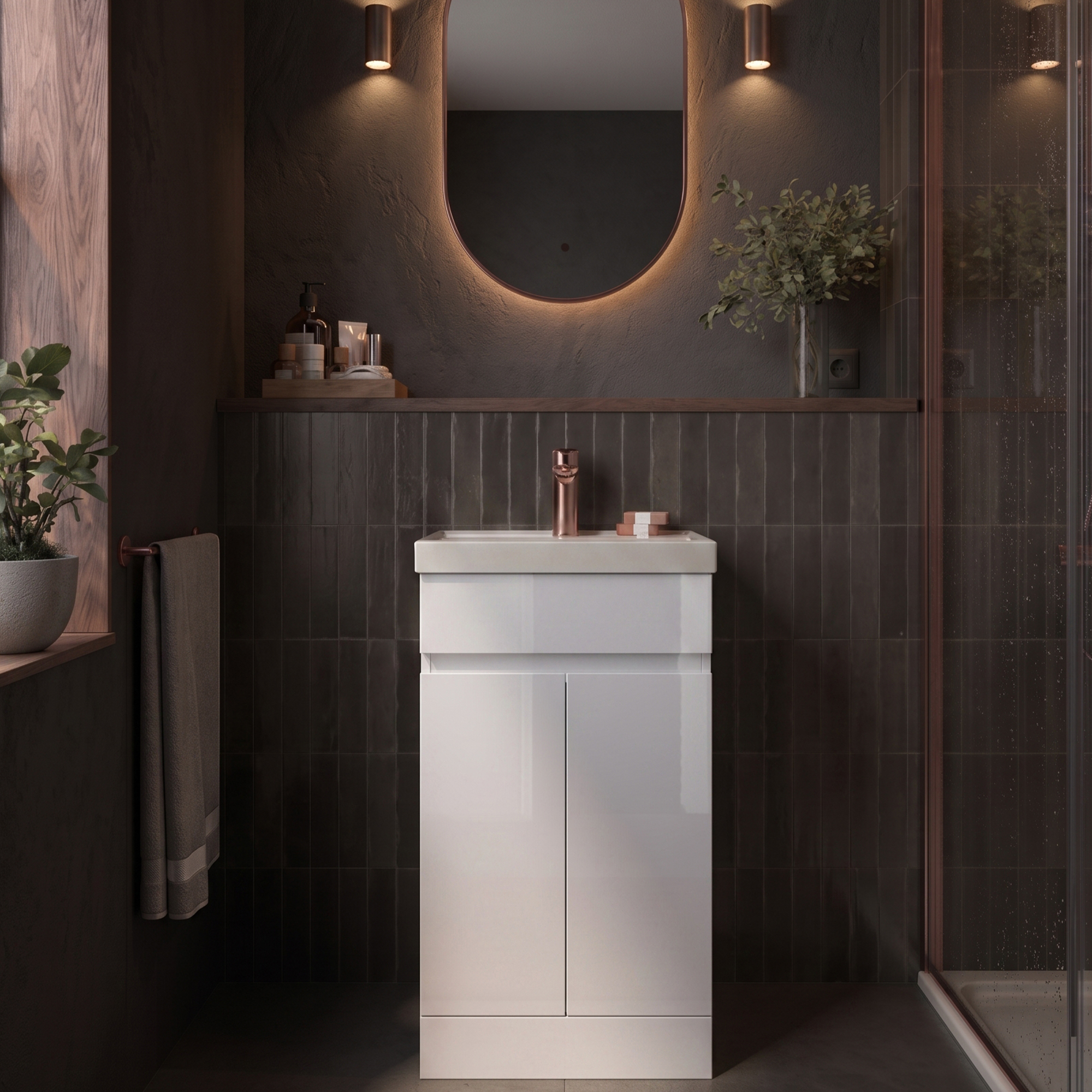 Dylan 500mm Floorstanding Vanity Unit & Basin