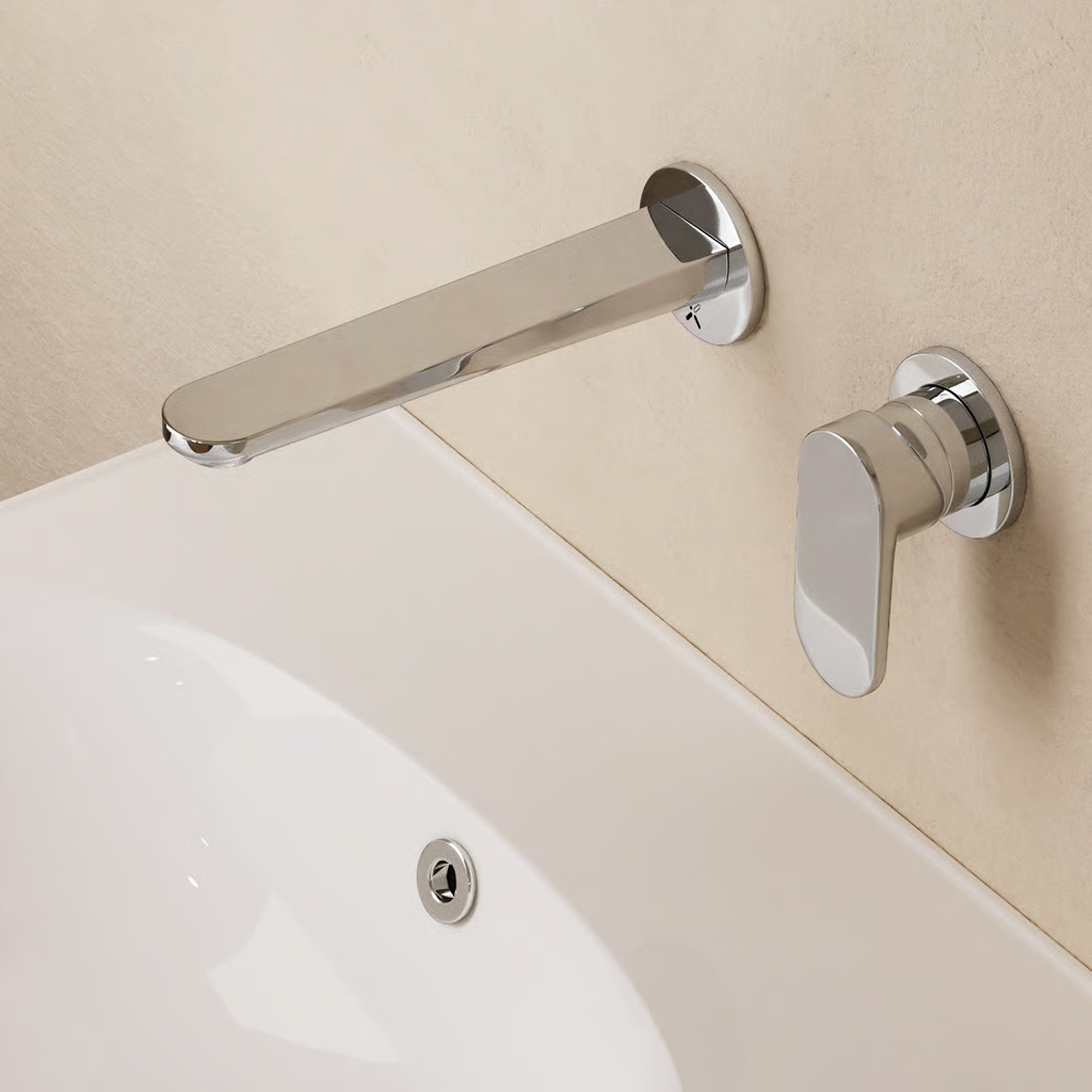 Crosswater Drift 2 Hole Wall Mounted Basin Mixer Tap