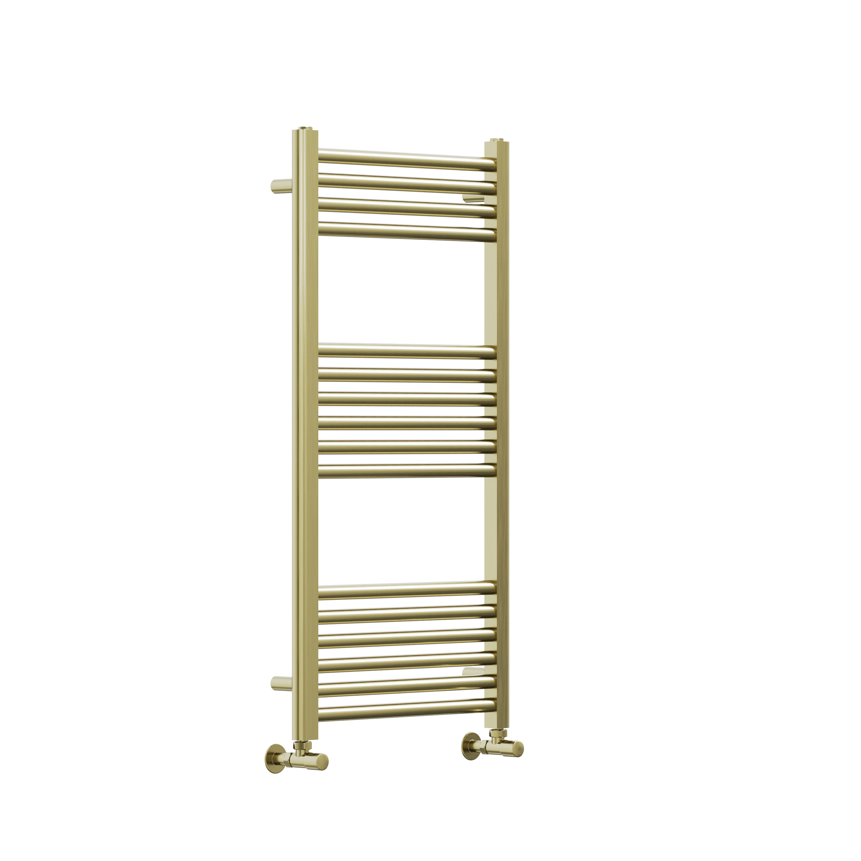 Toasty Glow Premium Brushed Brass 25mm Heated Towel Rail