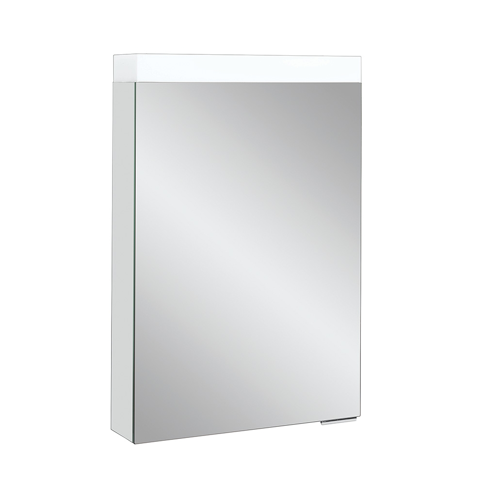 Crosswater Image Illuminated Mirror Cabinet with Shaver Socket & Colour Change LED's - 500, 700 & 900mm