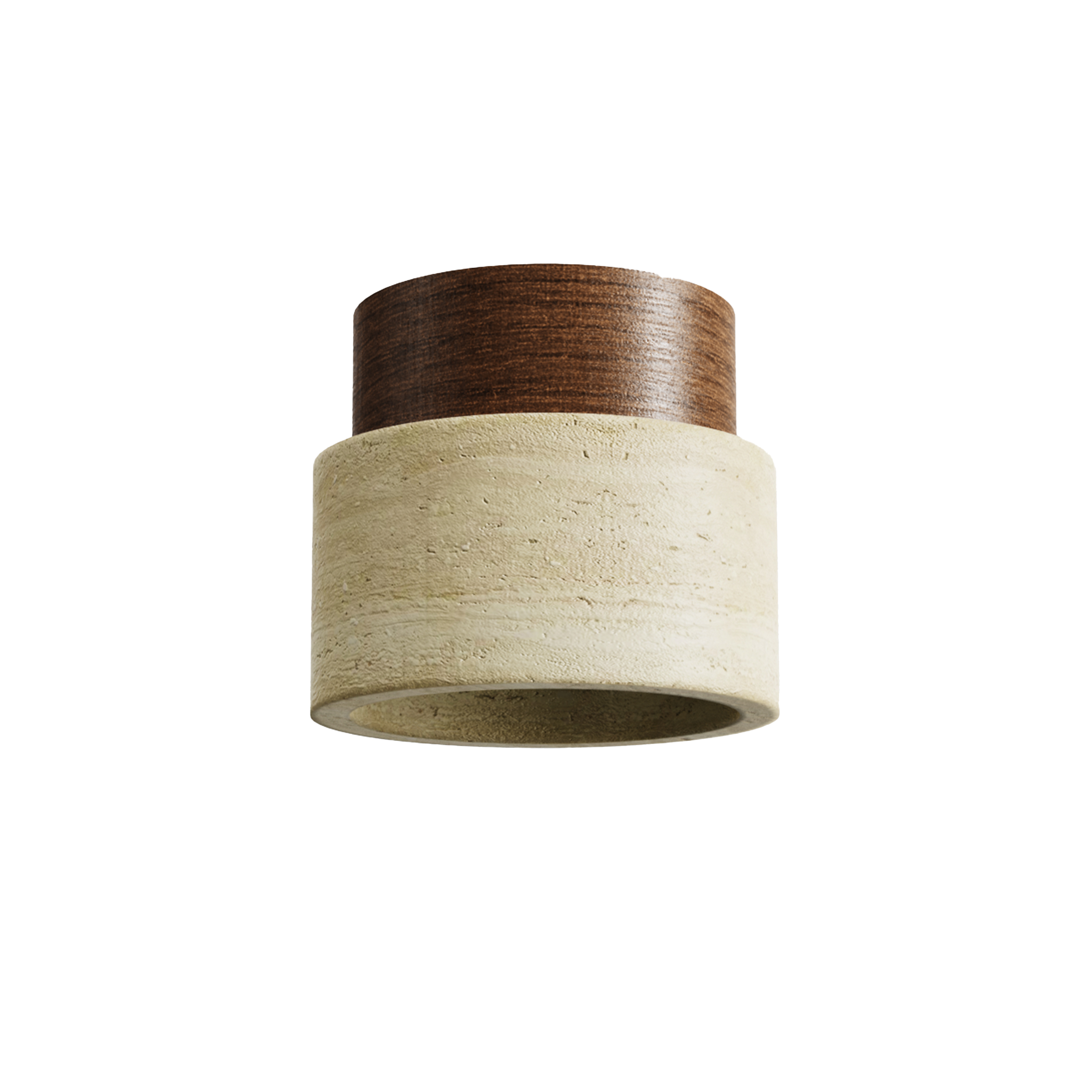 Drench Small Round Stone Ceiling Light