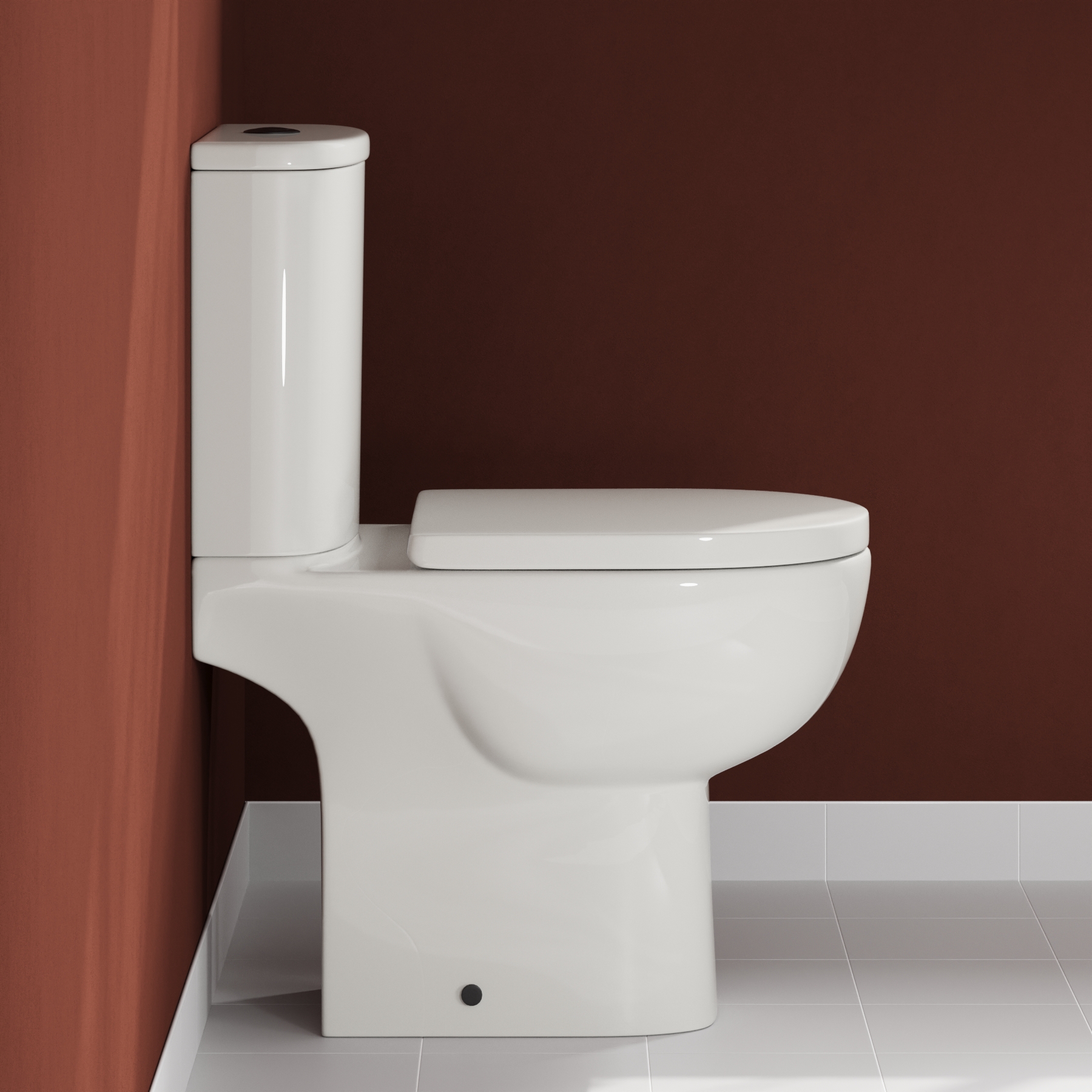 Harbour Serenity Rimless Close Coupled Toilet with Soft Close Seat