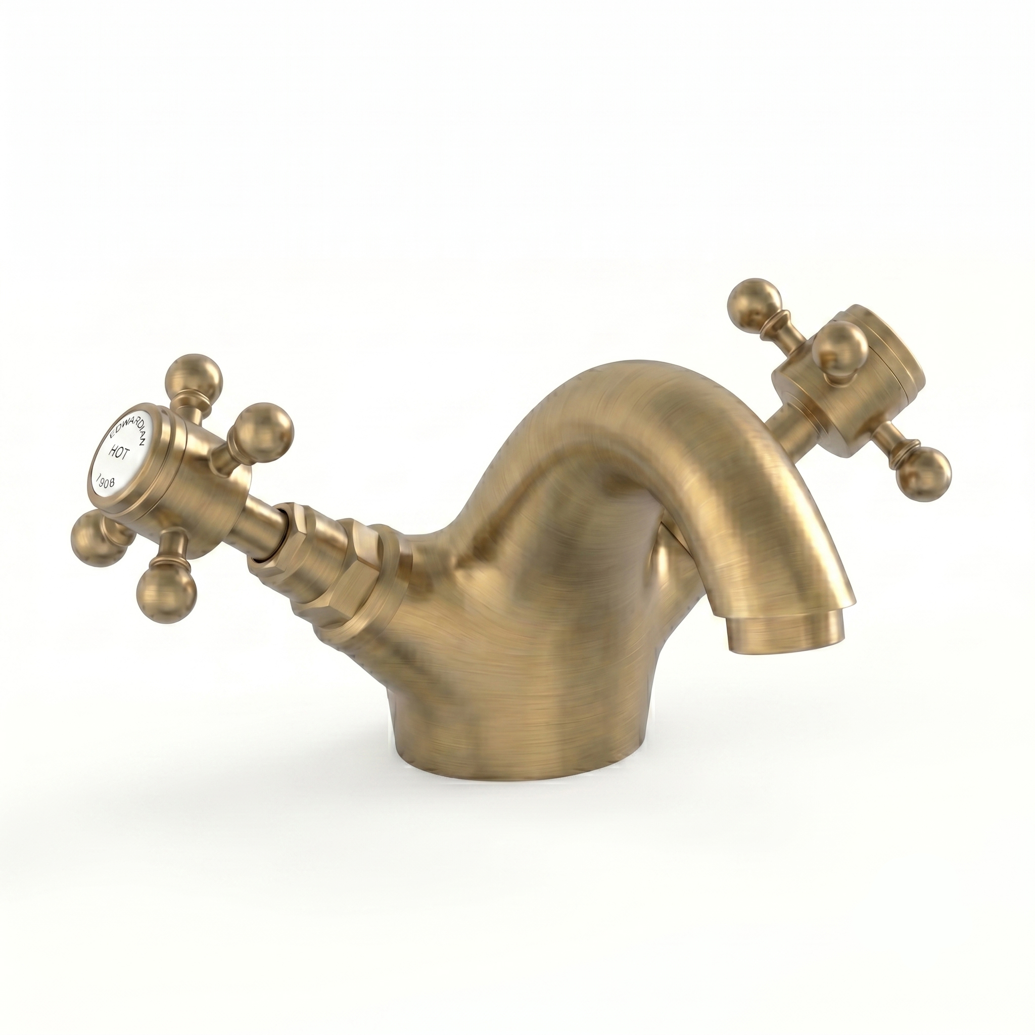 Butler & Rose Eliza Crosshead Mono Basin Mixer Tap & Waste