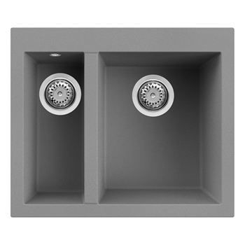 Reginox Quadra 150 1.5 Bowl Granite Composite Undermount Kitchen Sink & Waste Kit - 560 x 440mm