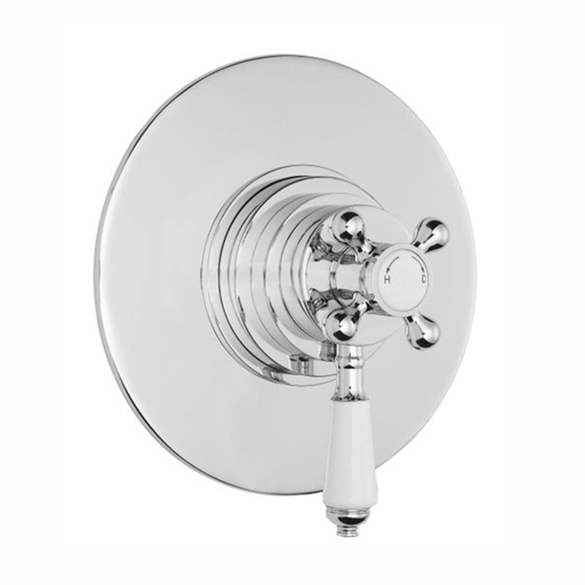 nuie Beaumont Traditional 1 Outlet Concealed Thermostatic Shower Valve