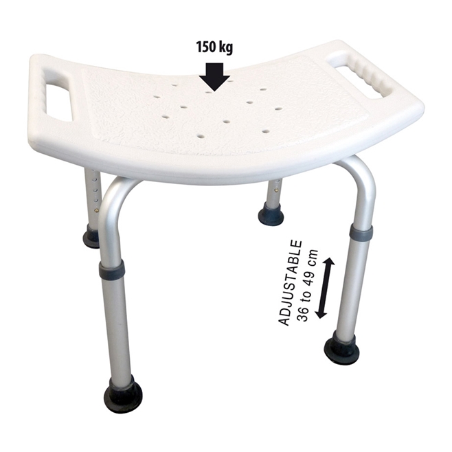 Sagittarius Adjustable Shower Seat (150kg)
