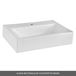 Emily 600mm Wall Mounted 1 Drawer Vanity Unit and Countertop