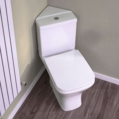 Harbour Alchemy Corner Toilet & Soft Close Seat